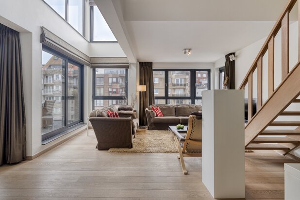 Exclusief duplexappartement te koop op toplocatie in Heist!