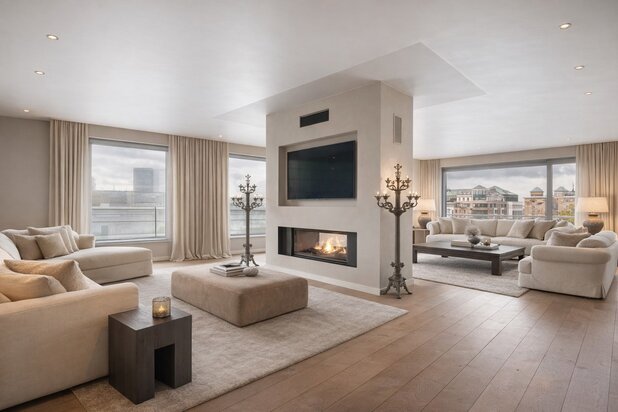 Unique penthouse apartment with view of the 'Zuidpark'