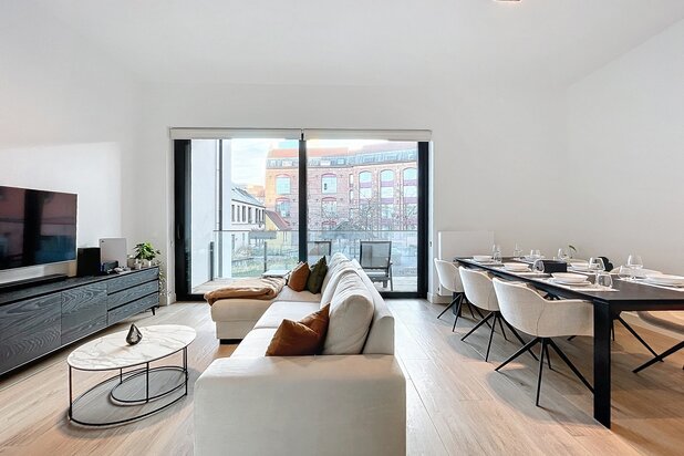 Luxury 2 bedroom app. with terrace in St-Joost-ten-Node.