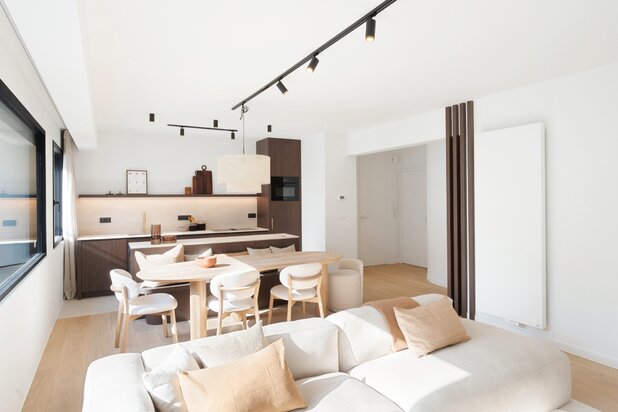 Lichtrijk appartement in hartje Zoute nabij Driehoeksplein