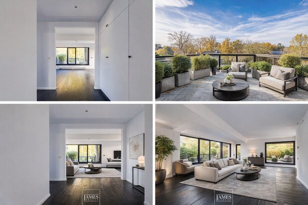 Un appartement avec terrasse le long du Bois de la Cambre