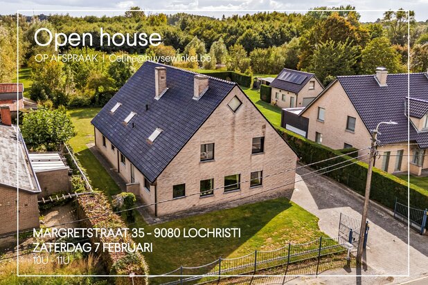 Polyvalente villa met bijgebouw te Beervelde