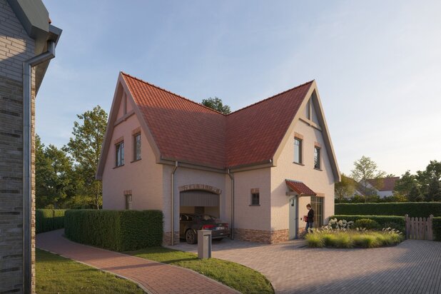 Ruime open bebouwing met 4 slpk en Z-tuin