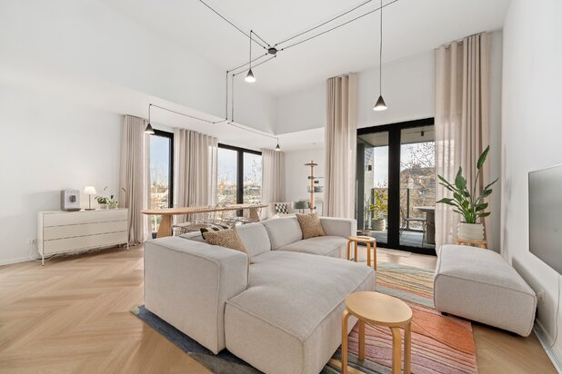 Appartement exclusif avec grande terrasse sur le toit