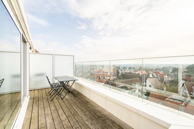 Penthouse met unieke zichten over Het Zoute