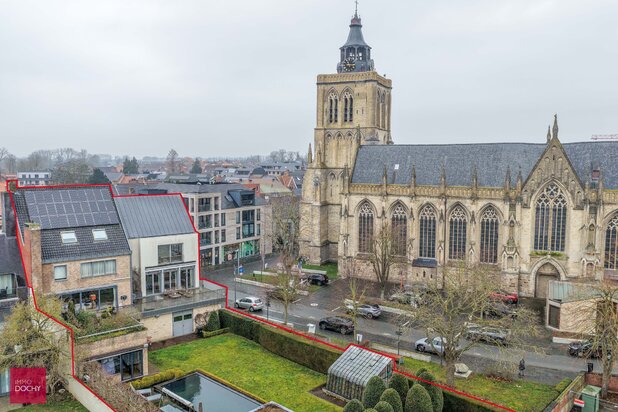 Heel ruime stadswoning met kantoren en tuin