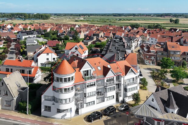 Prachtig dakappartement met zongericht terras te Duinbergen