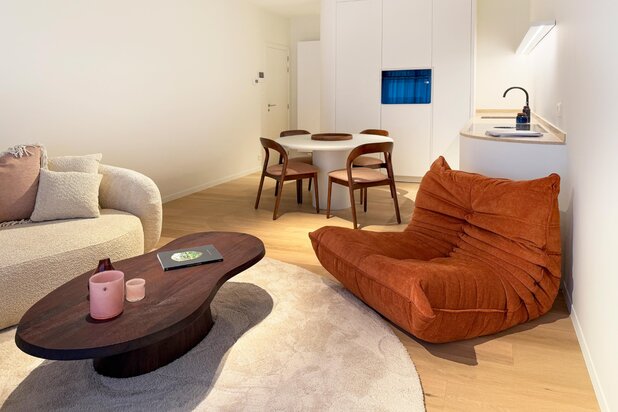 Luxueus gerenoveerd gelijkvloersappartement op absolute topligging in de Parmentierlaan in Knokke