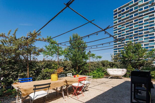 L'ambiance de NYC dans un penthouse de luxe avec jardin