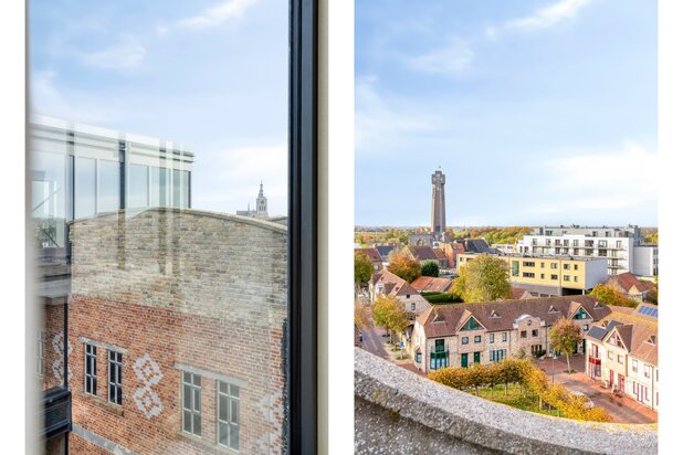 Penthouse Bloemmolens, waar architectuur en karakter samenvloeien