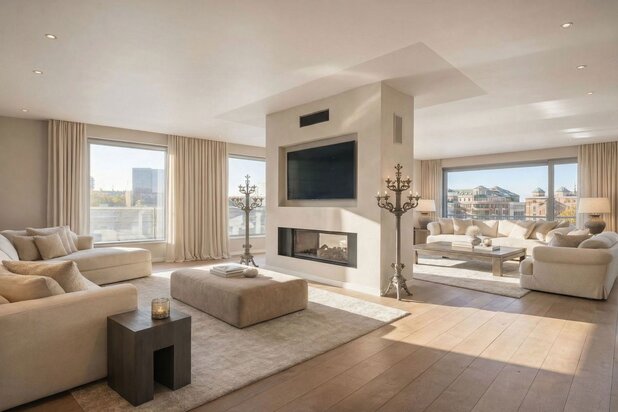 Unique penthouse apartment with view of the 'Zuidpark'