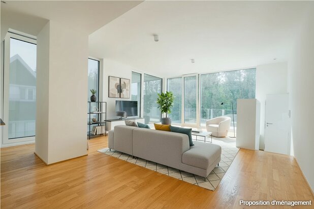 Lycée Français/Papenkasteel penthouse 133m² 3BR 33m²terraces