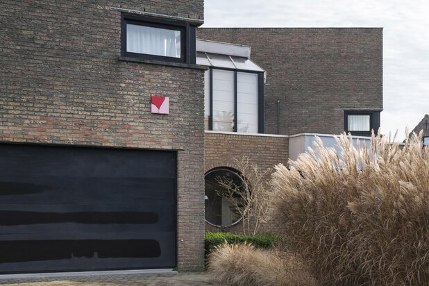 Brutalistische woning ‘Haerick’, gebouwd in 1976 naar ontwerp van architecten Xavier De Wulf en Johan De Vos.