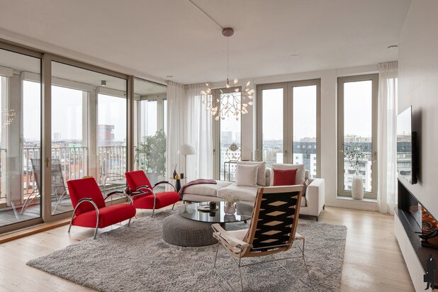 Luxueus wonen met panoramisch uitzicht nabij het Eilandje