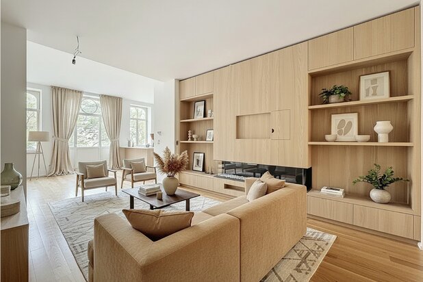 Lepoutre / Pl. Brugmann: Weelderig gerenoveerd appartement