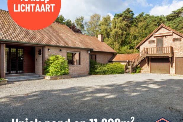 LICHTAART -Villa met grote siervijver op grond van 11.798m²