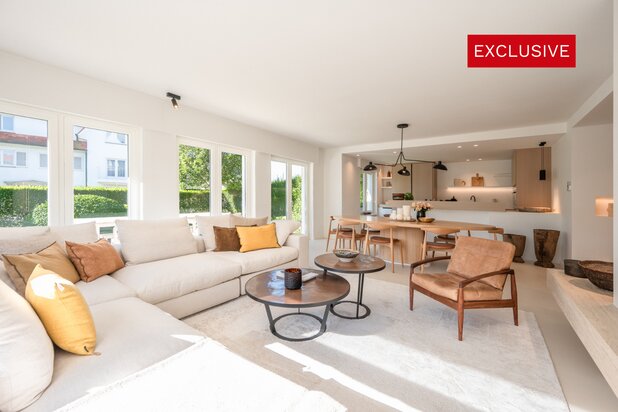 Luxurious garden apartment in the heart of het Zoute near the Wandeldijk and the Royal Zoute Tennis Club