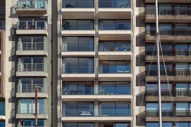 Riant appartement op de 8e verdieping van de nieuwbouwres Pierlala