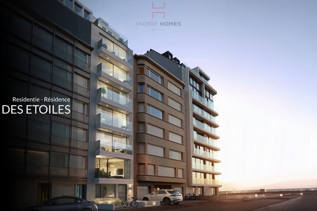 Nieuwbouwappartement met breed zijdelings zeezicht aan het Albertstrand!