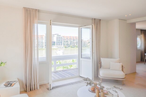 Appartement te Knokke met open zichten en terras