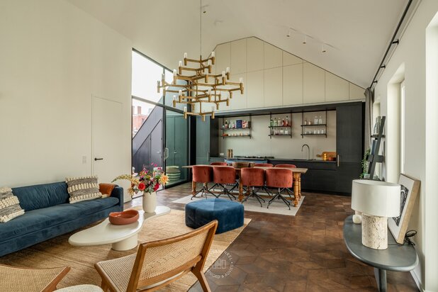 Penthouse met herenhuis allures in het historisch centrum van Gent