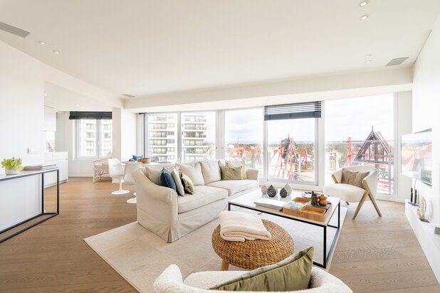 Luxe appartement met schitterend zicht op het Albertplein in het Zoute