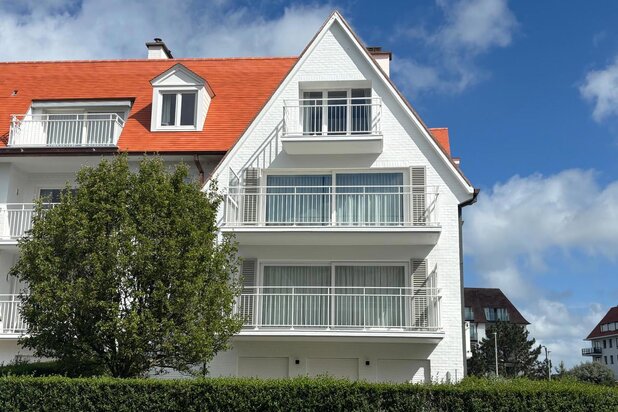 Hoekappartement met zonneterras villaresidentie in het Zoute