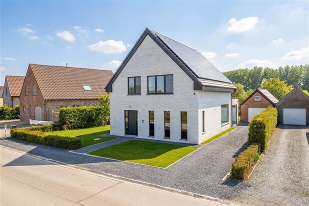Exclusieve, energieneutrale villa met tuin en garage in Westrem