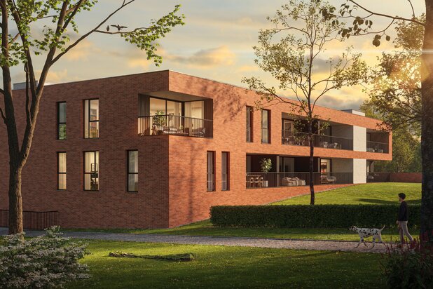 Nieuwbouwappartement in een historisch park