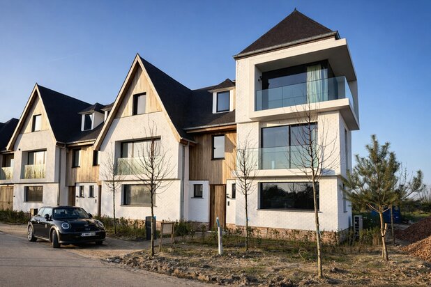 Nieuwbouw hoekwoning te koop Knokke Zoute Schorre terras tuin