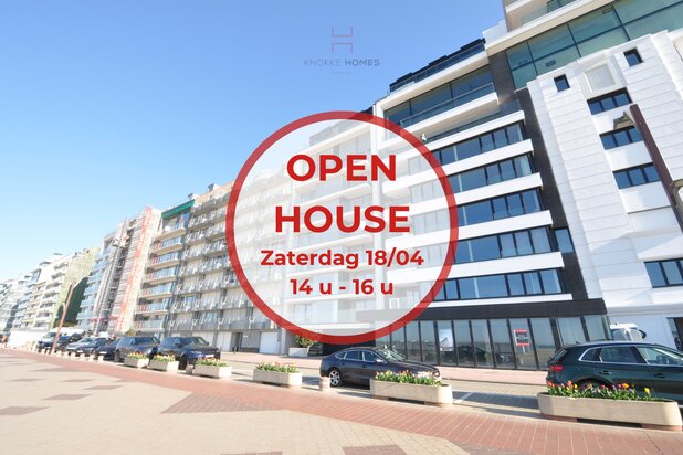 Charmant appartement neuf situé sur la digue à Albertplage-Duinbergen