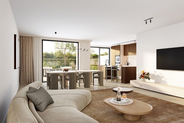 4 nieuwbouw half open bebouwingen te koop in Drongen