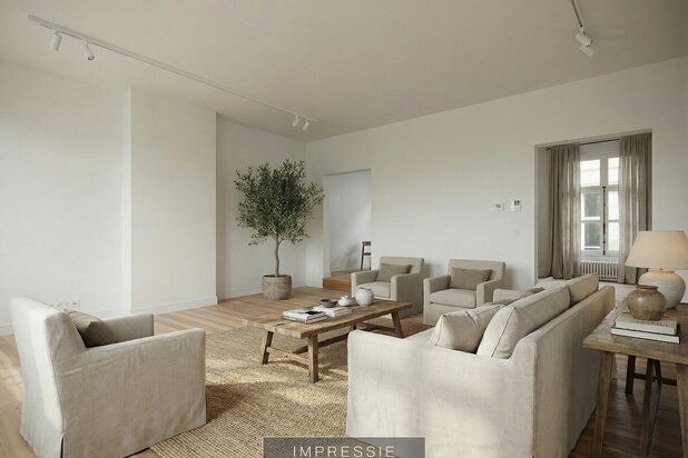 High-end duplex in hart van Antwerpen met iconisch uitzicht