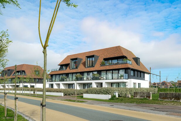 Uitzonderlijk dakappartement met hoog plafond en groot terras in Duinenwater