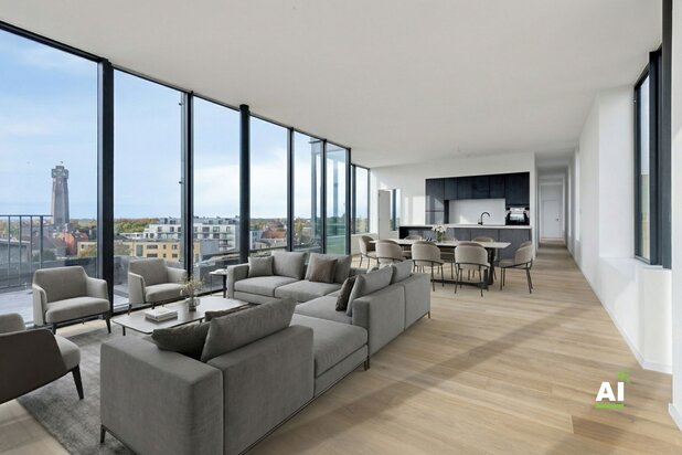 Penthouse Bloemmolens, waar architectuur en karakter samenvloeien