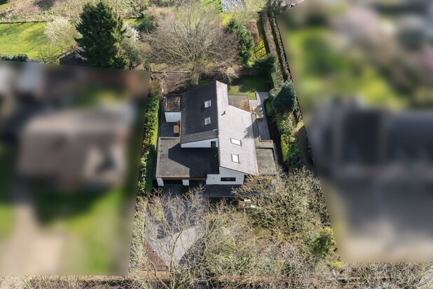 Een designparel in het groen met prachtige buiten bar