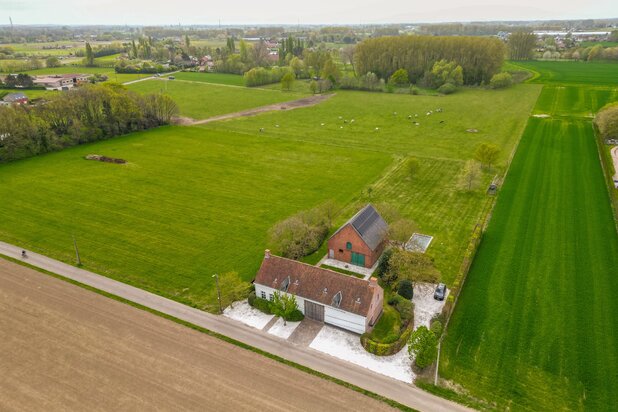Maison de campagne rénovée haut de gamme, entourée de prairies