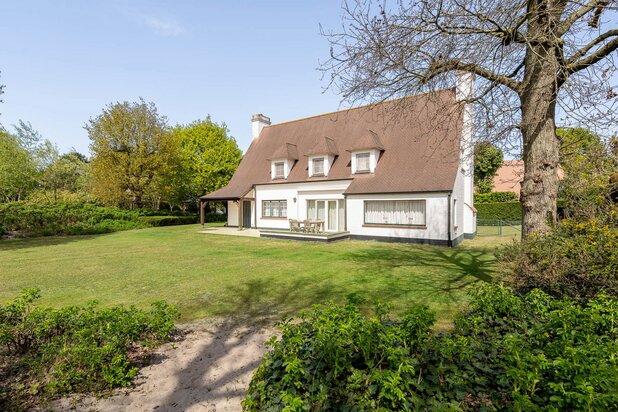 EXCLUSIEF : Eigendom uniek perceel van 1.445m² in het Zoute