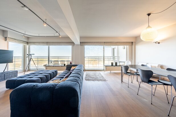 Digue piétonne - Appartement 4 chambres avec vue frontale sur la mer