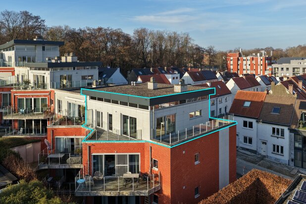 Penthouse avec terrasse de 40 m² à Louvain