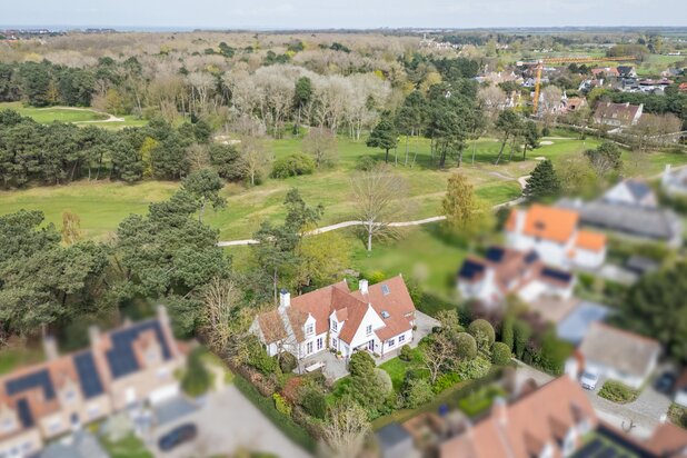 Villa te koop Royal Zoute Golf met prachtige open zichten