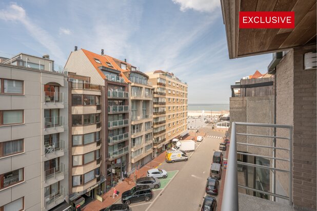 Appartement de 2 chambres prêt à emménager, avec vue latérale sur la mer, près de la place Rubens