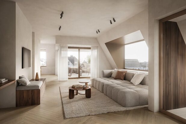 Penthouse residence LILY of 160m² with 56m² terraces