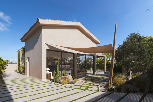 Luxe villa op 100 meter van de kust en met adembenemend zeezicht in Cabo de Palos Costa Calida Spanje 