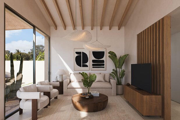 Luxe villa op 100 meter van de kust en met adembenemend zeezicht in Cabo de Palos Costa Calida Spanje