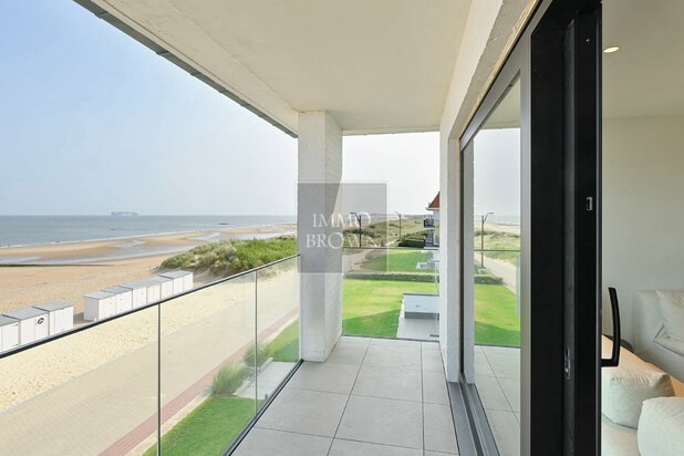 Appartement à vendre au Zoute vue mer digue Lekkerbek