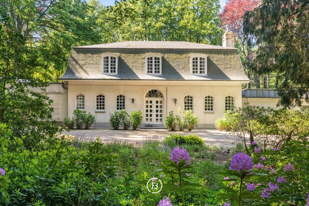Verborgen villa-domein in het groen