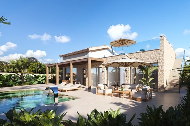 Luxe Villa op 100 meter van de zee met privé spa en zwembad in Cabo de Palos Costa Calida Spanje