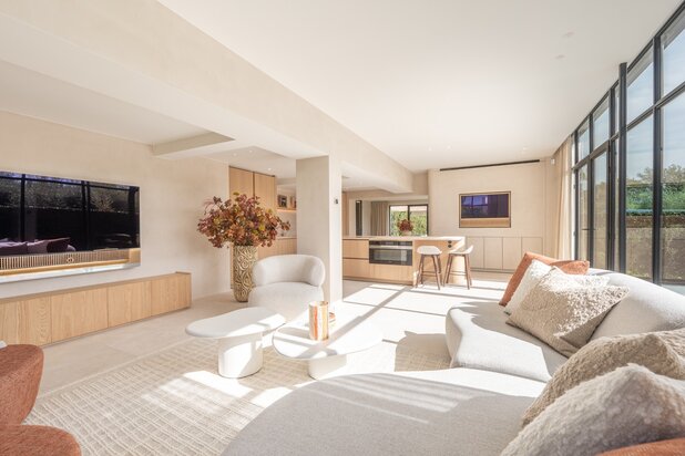 Charmante villa in Zoute-stijl nabij de Royal Zoute Golf Club.