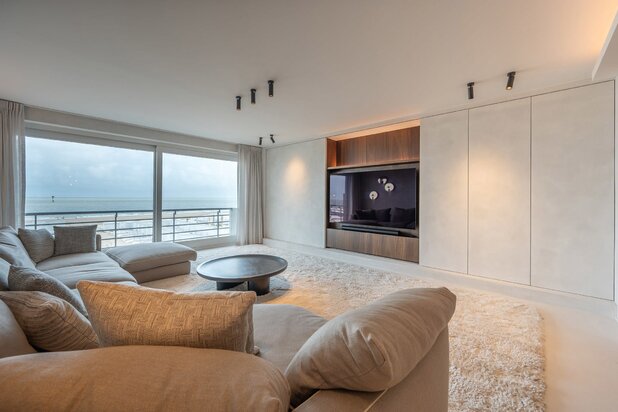 Duplexappartement met frontaal zeezicht Knokke Zoute
